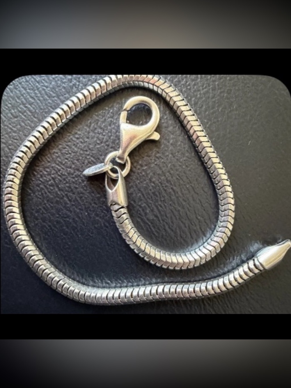 Milor Sterling Silver Snake
Chain Bracelet 7.25” Made In Italy
950